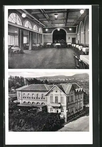 AK Landau /Pf., Gasthaus Kaisergarten am Westbahnhof