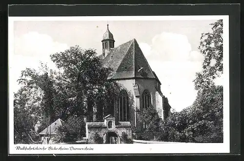 AK Bickesheim-Durmersheim, Wallfahrtskirche, Redemptoristernkloster