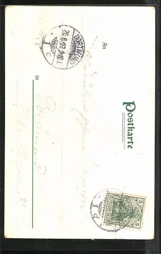 Künstler-AK Trechtingshausen, Rheinstein Rhein-Dampfschiff Kaiserin Friedrich, Köln. u. Düsseld. Gesellschaft
