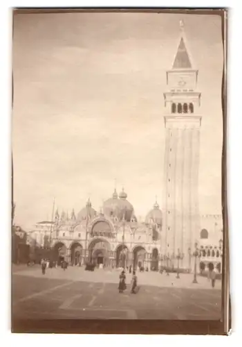 17 Fotografien unbekannter Fotograf, Ansicht Venedig / Lido di Venezia, Stadtansichten & Bademode 1912