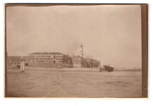 17 Fotografien unbekannter Fotograf, Ansicht Venedig / Lido di Venezia, Stadtansichten & Bademode 1912