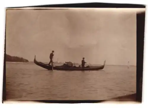 17 Fotografien unbekannter Fotograf, Ansicht Venedig / Lido di Venezia, Stadtansichten & Bademode 1912