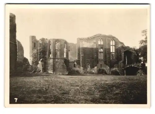 12 Fotografien T.A. Morris, Ansicht Kenilworth, Kenilworth Castle, Schloss - Ruine in verschiedenen Ansichten