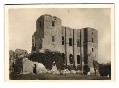 12 Fotografien T.A. Morris, Ansicht Kenilworth, Kenilworth Castle, Schloss - Ruine in verschiedenen Ansichten