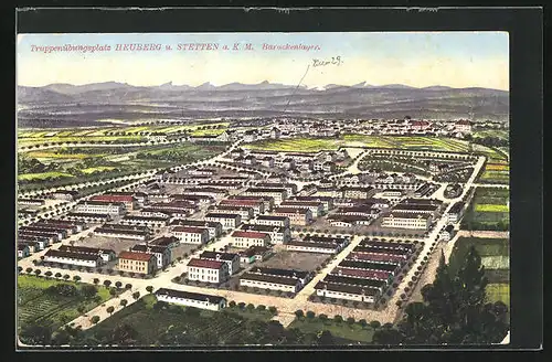 AK Stetten a. K. M., Truppenübungsplatz Heuberg und Ort