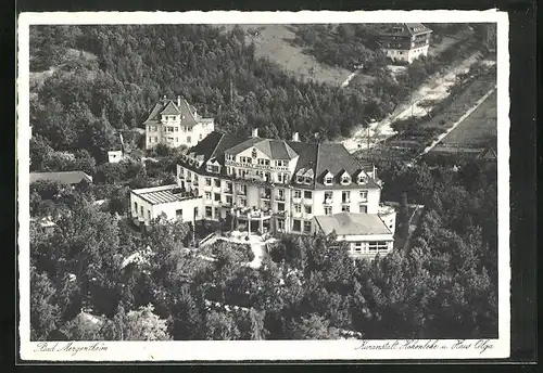 AK Bad Mergentheim, Hotel Kuranstalt Hohenlohe und Haus Olga
