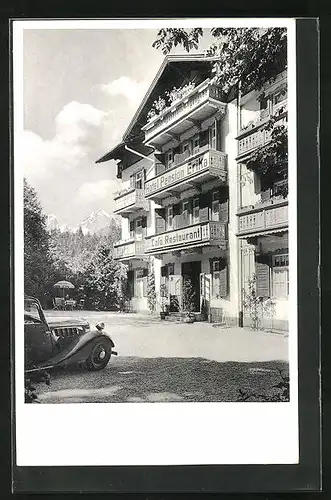 AK Berchtesgaden /Oberbayern, Hotel-Pension u. Restaurant Erika