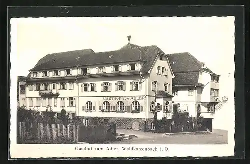 AK Waldkatzenbach, Gasthof zum Adler