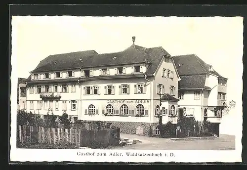 AK Waldkatzenbach, Gasthof zum Adler