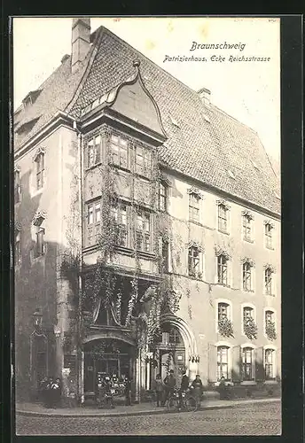 AK Braunschweig, Patrizierhaus, Ecke Reichsstrasse