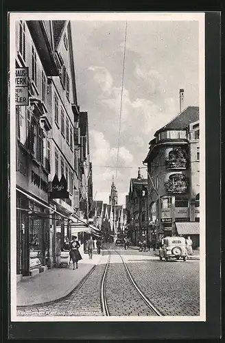 AK Reutlingen, Untere Wilhelmstrasse