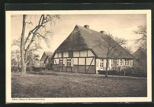 AK Neuenkirchen, Altes Haus in Strassenpartie