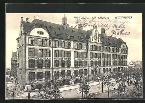 AK Nürnberg, Neue Schule, Skt. Leonhard