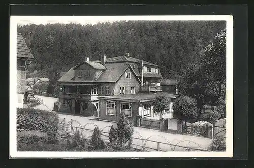AK Schwarzburg, Hotel Sächsischer Hof