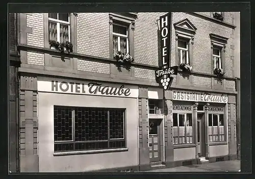 AK Landau, Hotel Traube am Hauptbahnhof