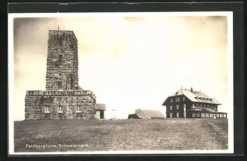 AK Feldberg /Schwarzwald, Gasthaus am Feldbergturm