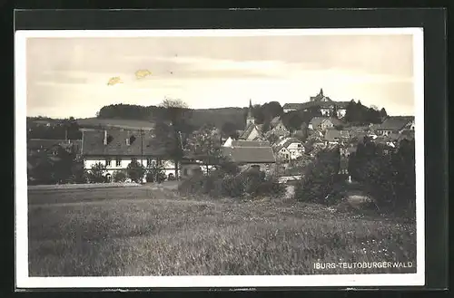 AK Iburg /Teutoburger Wald, Blick über die Häuser