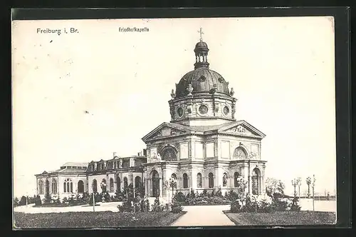 AK Freiburg i. Br., Friedhofkapelle