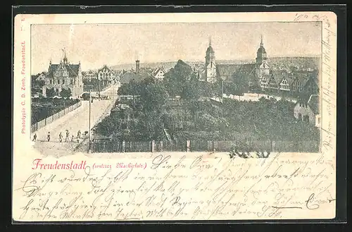 AK Freudenstadt, Unterer Marktplatz
