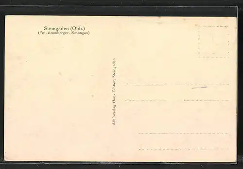 AK Steingaden /Obb., Ort und Kirche