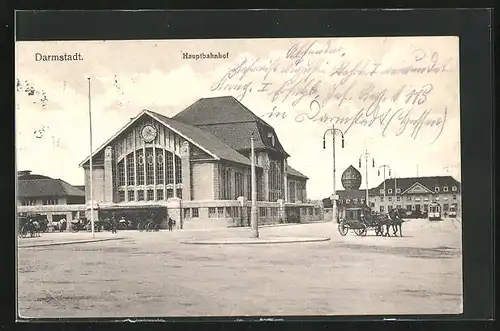 AK Darmstadt, Hauptbahnhof