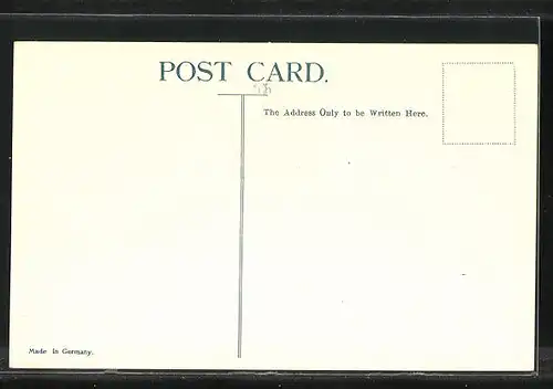 AK Gibraltar, Briefmarken, Landkarte und Wappen