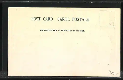 Präge-Künstler-AK Trinidad, Briefmarken und Wappen