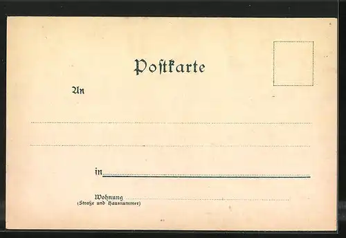 Lithographie Augsburg, Rathaus, Deckenansicht, Der goldne Saal