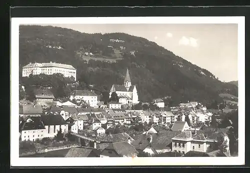 AK Murau im Murtal, Ortsansicht aus der Vogelschau