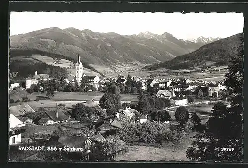 AK Radstadt, Gesamtansicht aus der Vogelschau