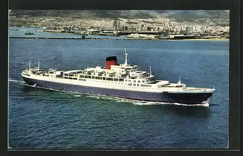 AK Passagierschiff R.M.S. Windsor Castle in voller Fahrt