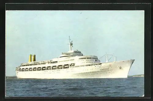 AK Passagierschiff S.S. Canberra auf hoher See