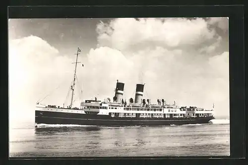 AK S.S. Mecklenburg auf hoher See