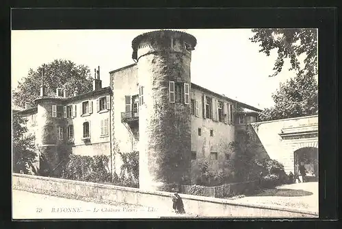 AK Bayonne, le Chateau Vieux