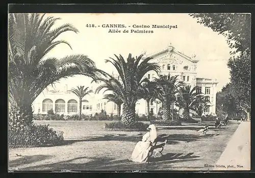 AK Cannes, Casino Municipal, Allée de Palmiers