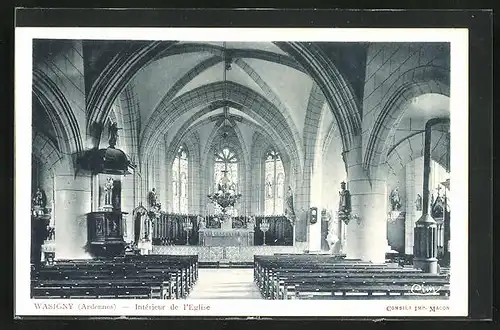 AK Wasigny, Intérieur de l'Eglise