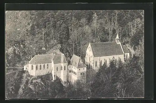AK Rappoltsweiler i. E., Blick auf das Kapuzinerkloster M. Dusenbach