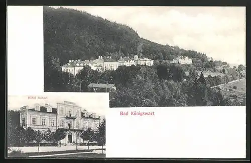 AK Bad Königswart, Hotel Buberl, Gesamtansicht