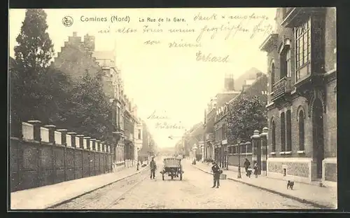 AK Comines, la Rue de la Gare