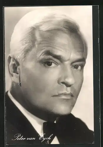 AK Schauspieler Peter van Eyck in dem Film Das Mädchen Rosemarie