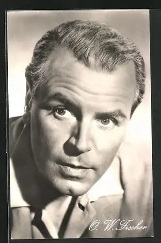 AK Schauspieler O.W. Fischer in dem Film Mein Vater, der Schauspieler