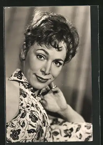 AK Schauspielerin Gisela Trowe spielte u.a. im Film Affaire Blum