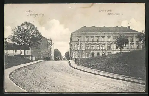 AK Josefstadt / Josefov / Jaromer, Jaromerergasse