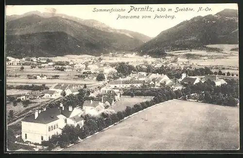 AK Pernitz, Panorama vom Peterberg