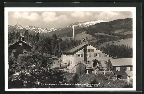 AK Walserschanz, das österreichische Grenzwirtshaus