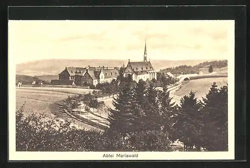 AK Heimbach, Strassenpartie vor der Abtei Mariawald