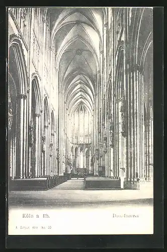 AK Köln a. Rhein, Dom, Innenansicht, der Altar