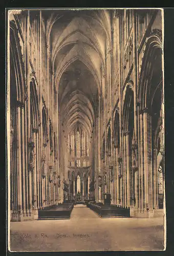 AK Köln a. Rhein, Dominneres mit dem Altar