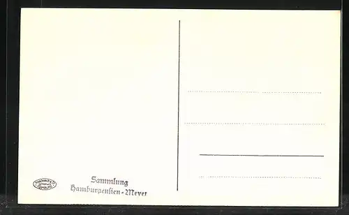 AK Hamburg, Festzug zur Jahrhundertfeier März 1913, Volksfest, 3. Wasserwagen von Herren in Trachten gezogen