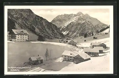 AK Mittelberg, Am Alpenkurhaus Walsertal